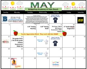 May Activity Calendar 